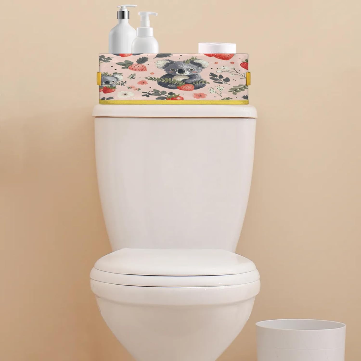 Snatocys Cute Koala Toilet Paper Basket with Handles