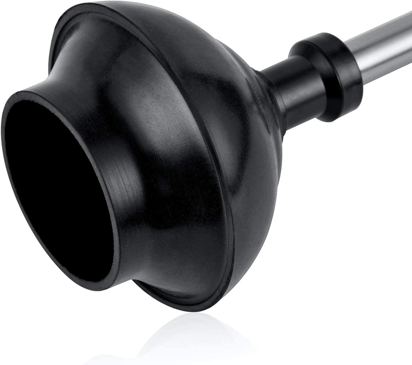 Modern Deluxe Freestanding Toilet Brush and Plunger Combo
