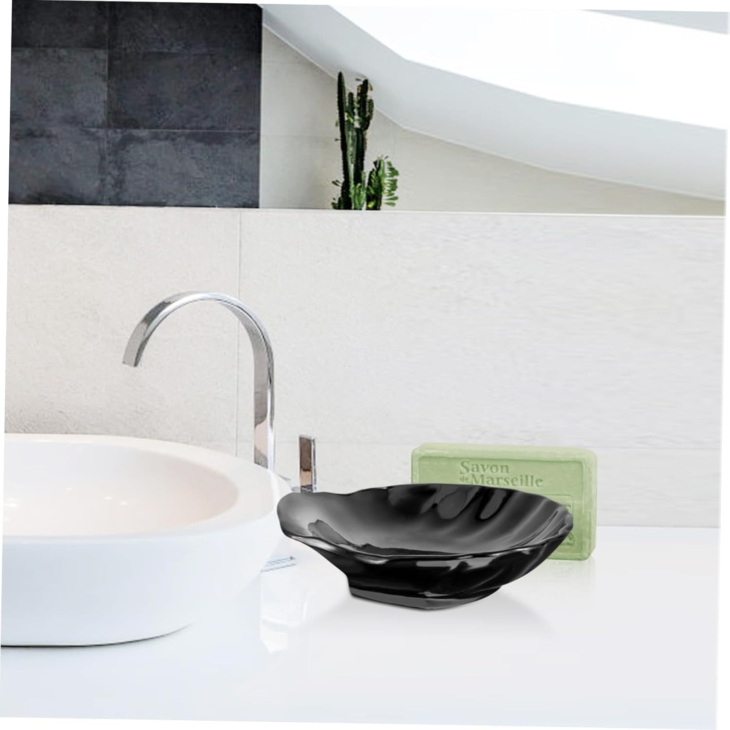 BESTOYARD Shell Soap Dish - Modern Bathroom Holder 1