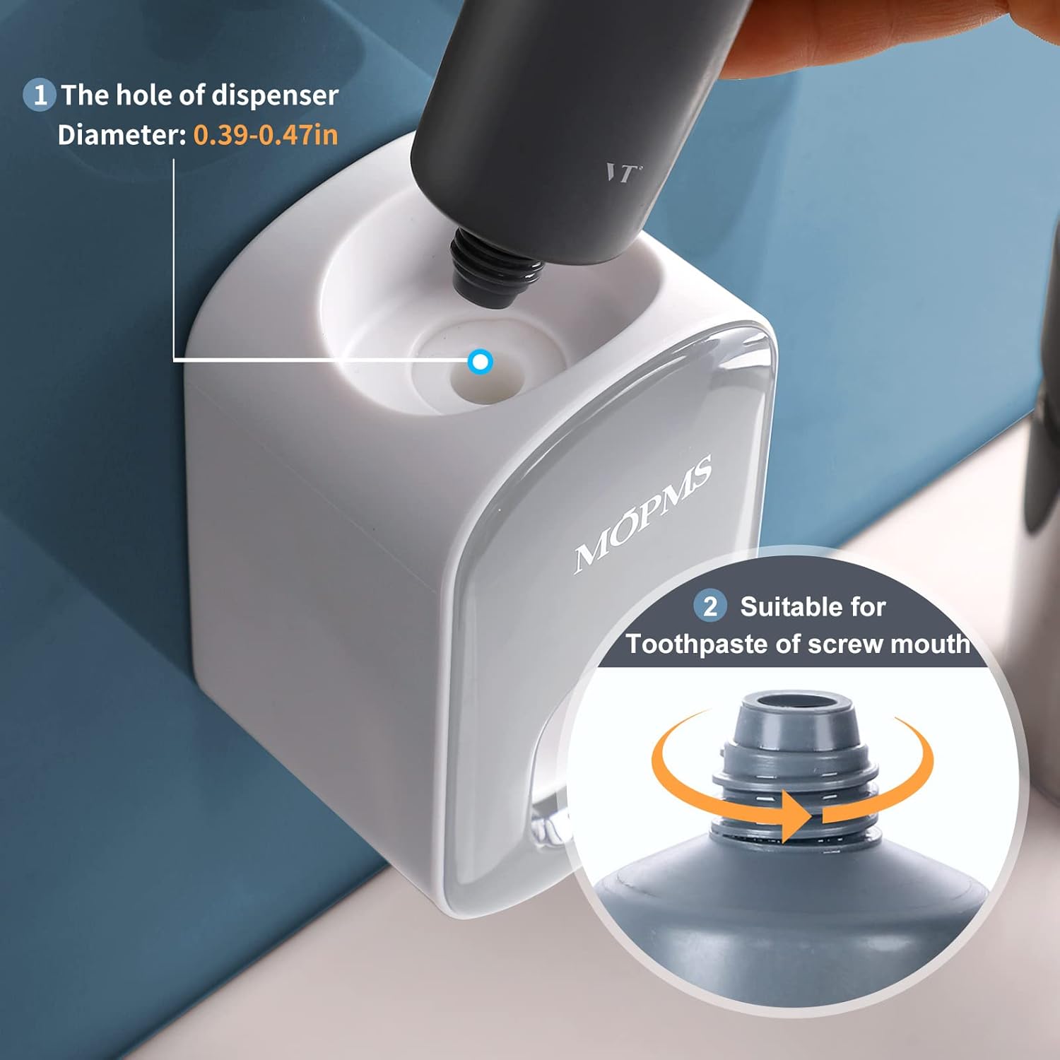 Automatic Toothpaste Dispenser Wall Mount for Kids and Adults