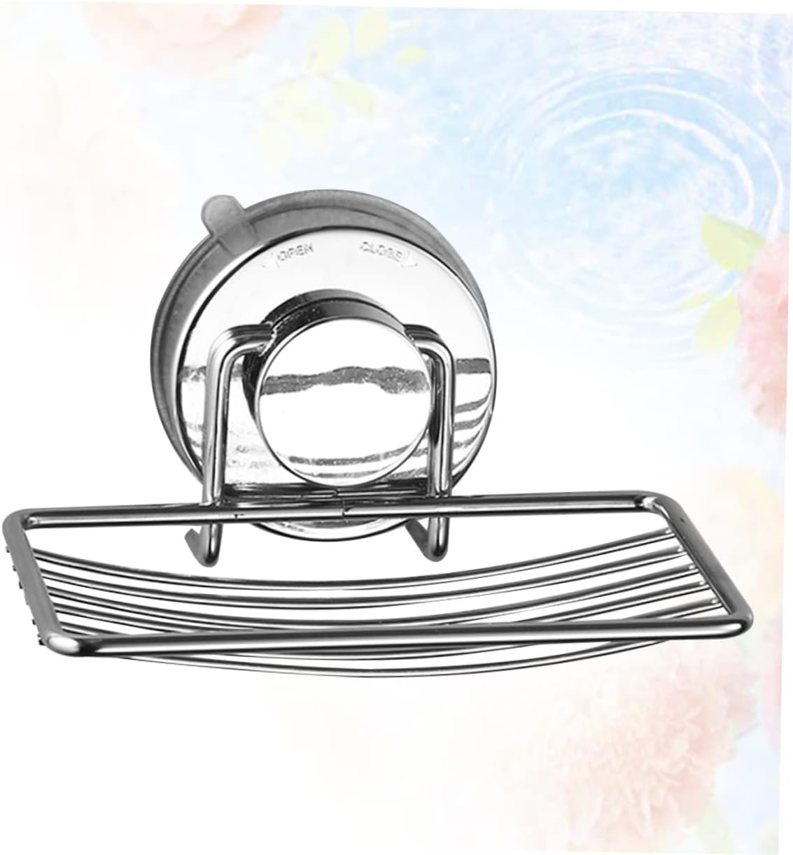 Yardenfun Punch-Free Soap Dish with Suction Cup Holder