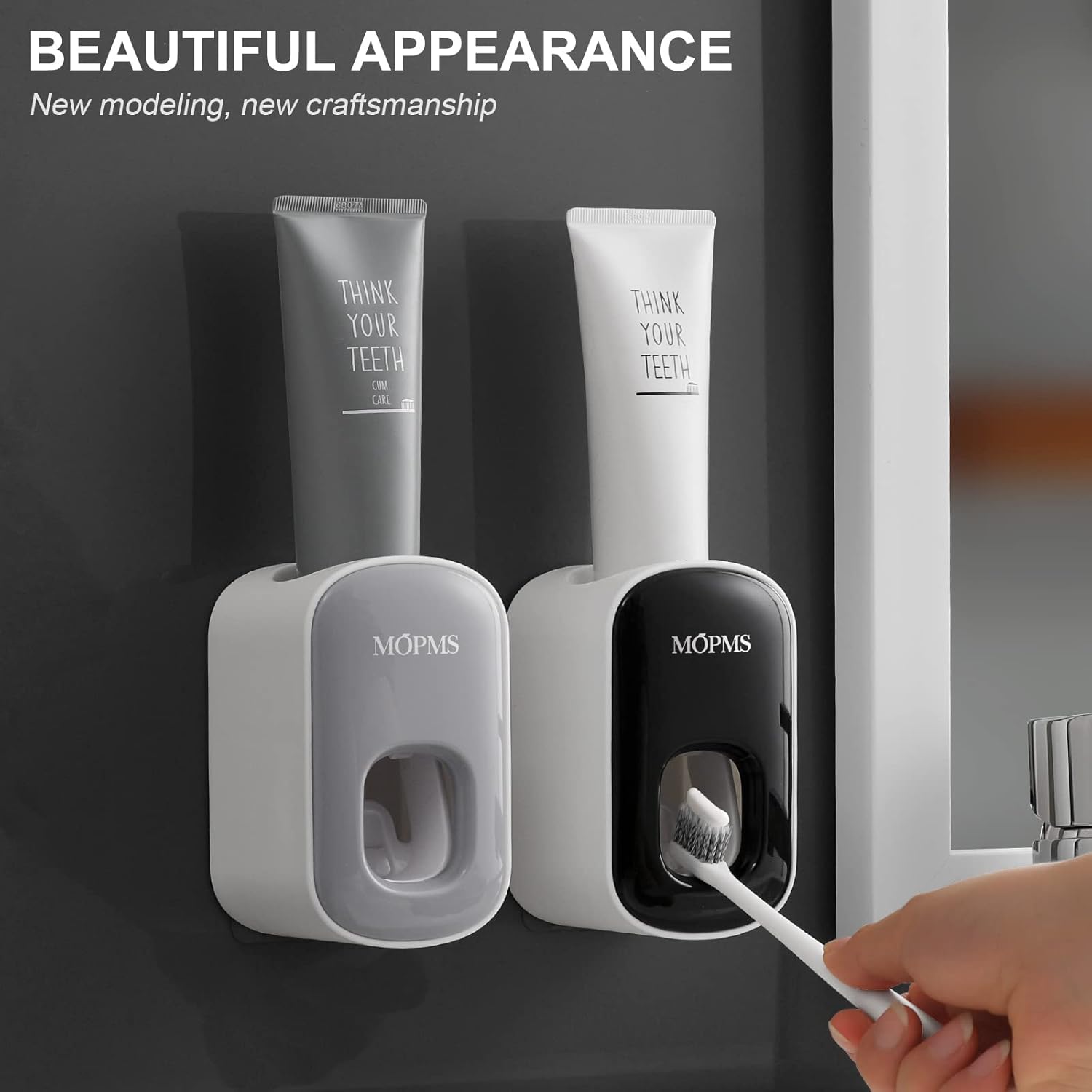 Automatic Toothpaste Dispenser Wall Mount for Kids and Adults