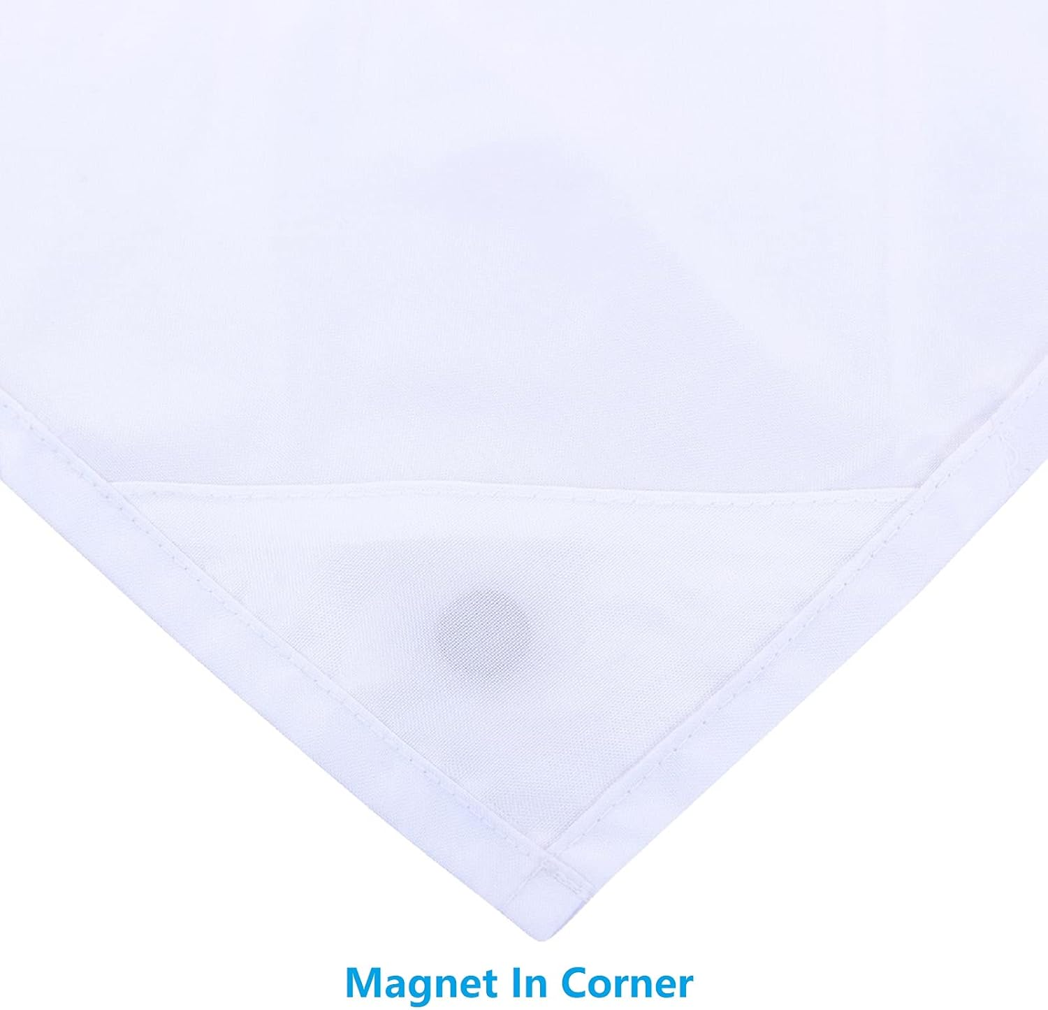 YOSTEV Waterproof Shower Curtain Liner 36x72 White with Grommets and Magnets 1