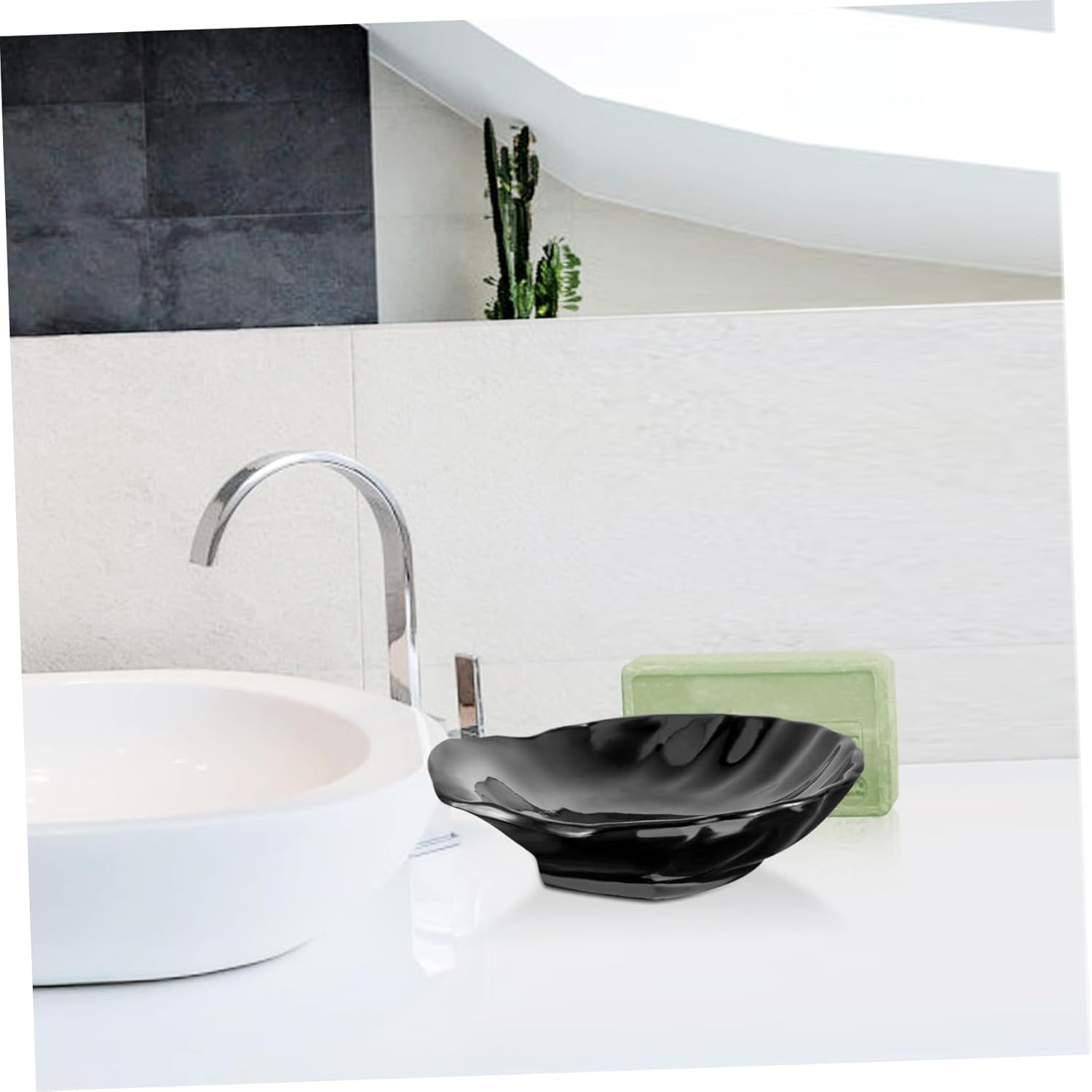 FOYTOKI Seashell Soap Dish Holder for Shower Kitchen and Bathroom