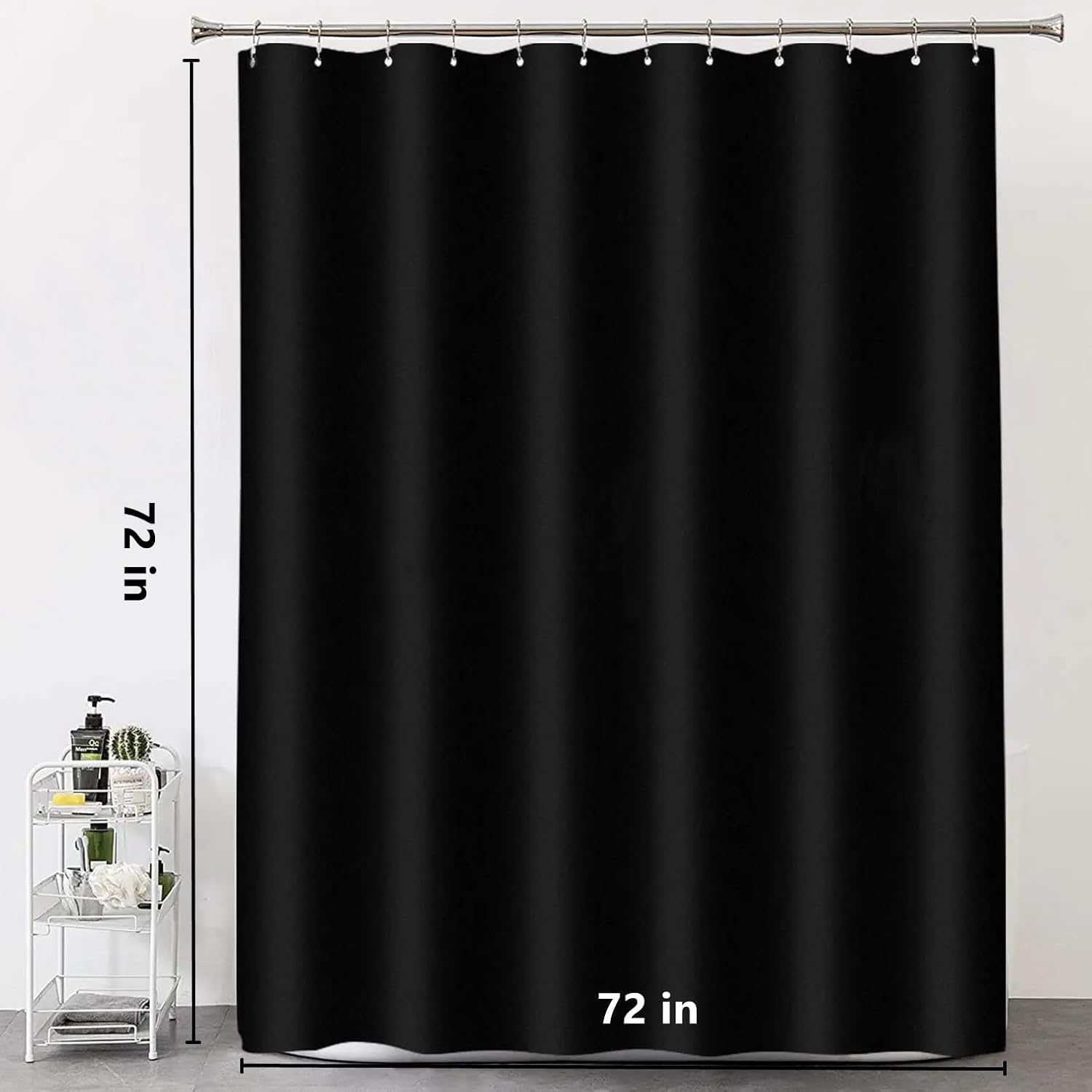 Felisa Soft Waterproof Shower Curtain Liner with 6 Magnets