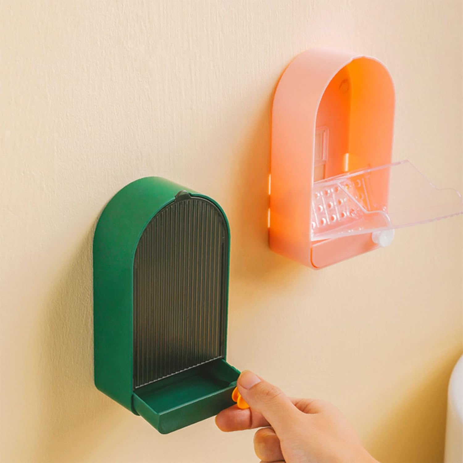 Wall Mounted Soap Holder with Drainage Hook 1