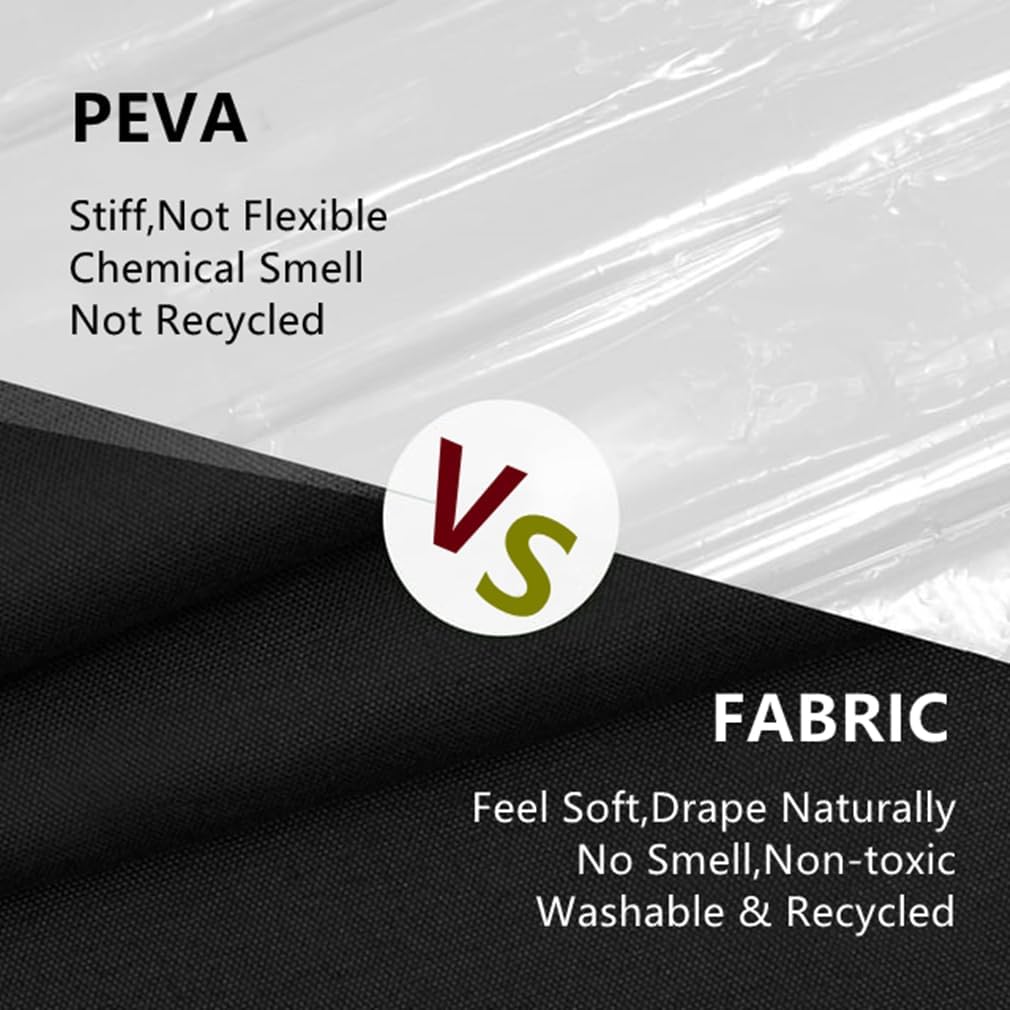 Felisa Soft Waterproof Shower Curtain Liner with 6 Magnets