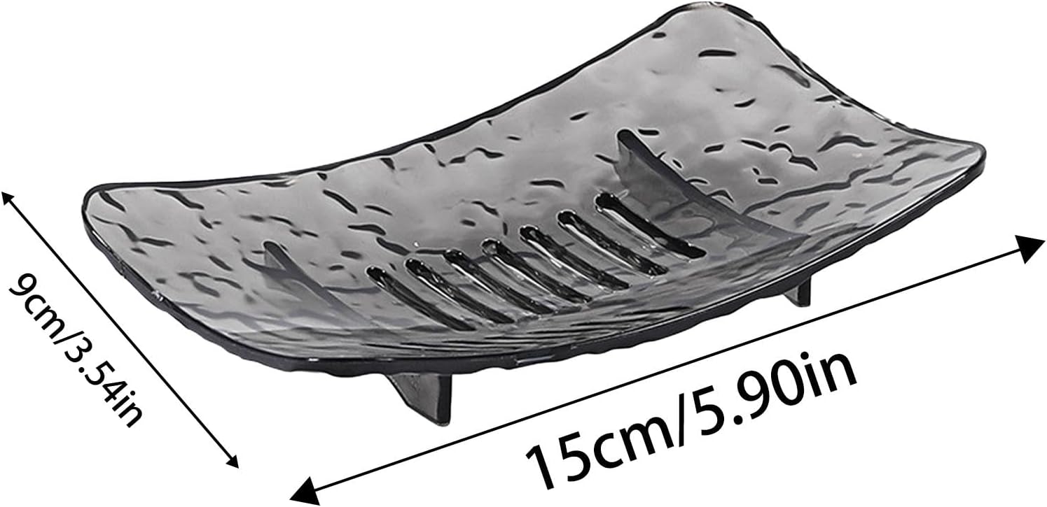 Glaciers Pattern Soap Dish with Drain Holes 1