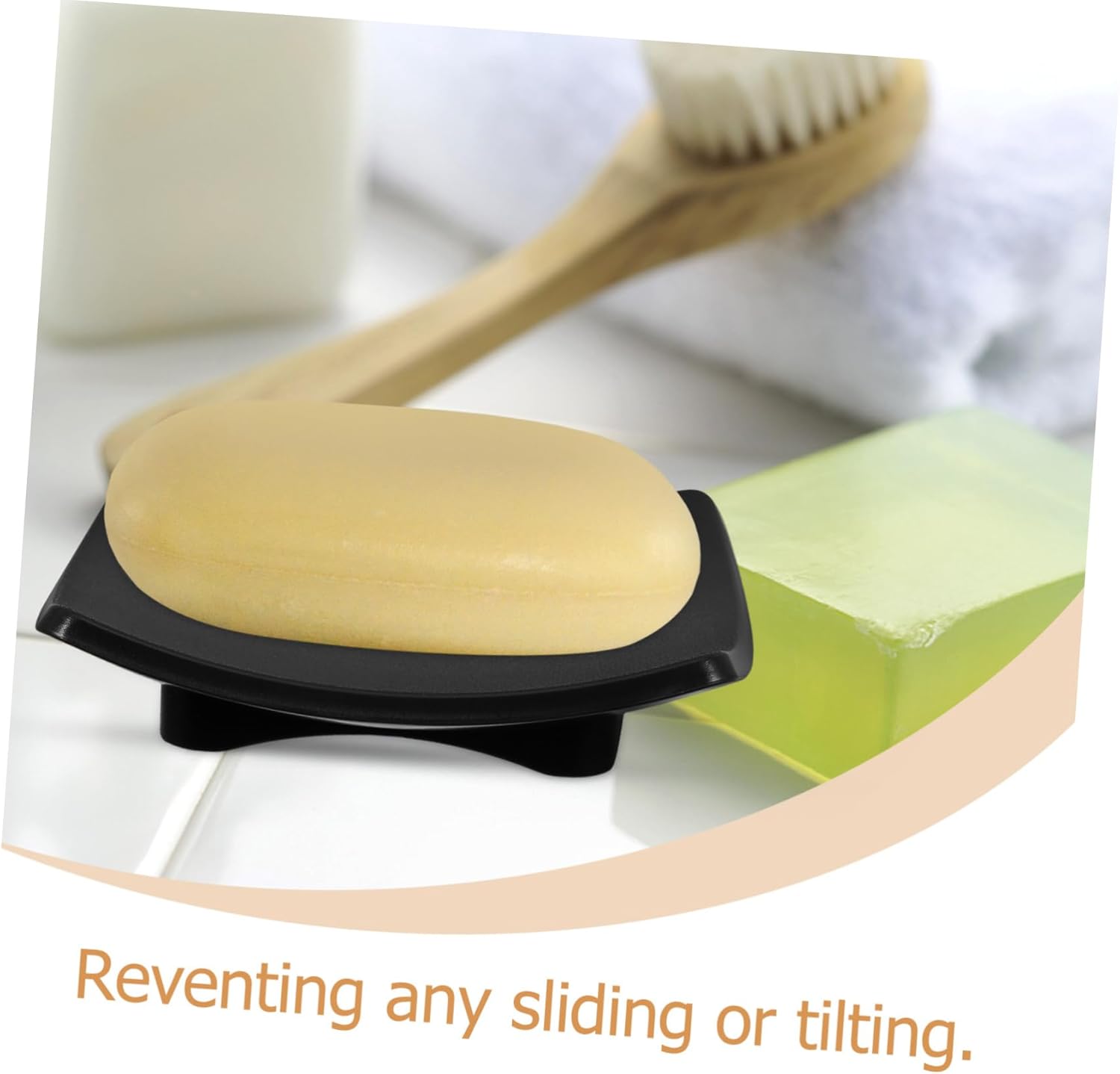 PRETYZOOM Bar Soap Holder with Draining Tray for Bathroom and Kitchen