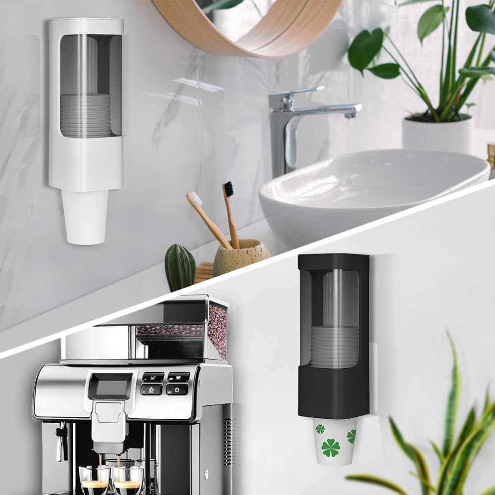 IWNTWY Wall Mount Cup Dispenser for Small Cups