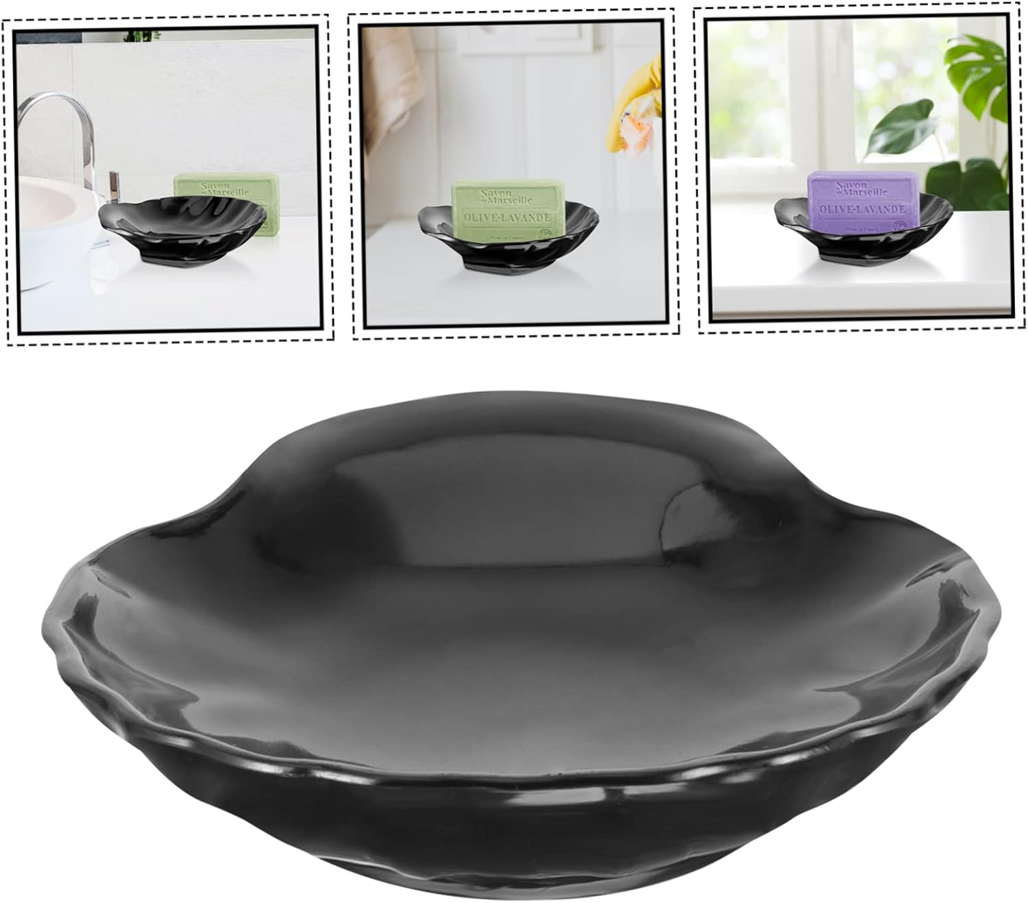 PHENOFICE Seashell Soap Dish Holder for Shower