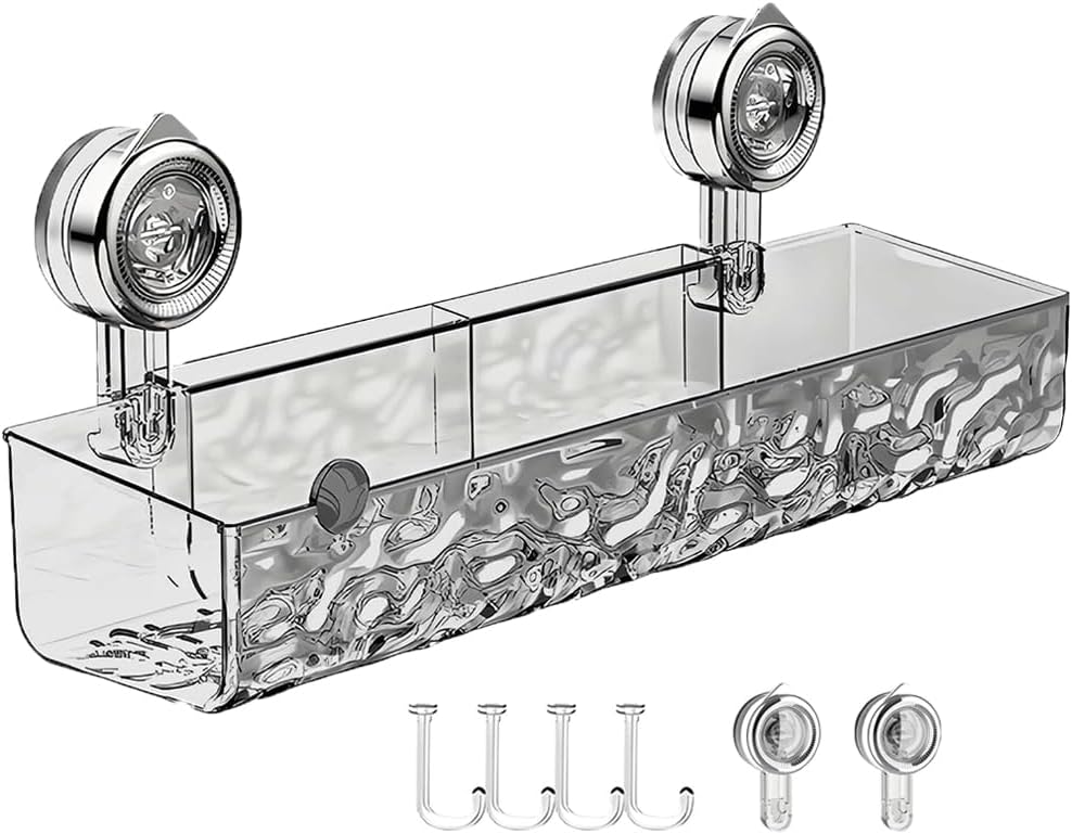 Seodon Corrugated Suction Cup Holder - Grayish Glacier Pattern