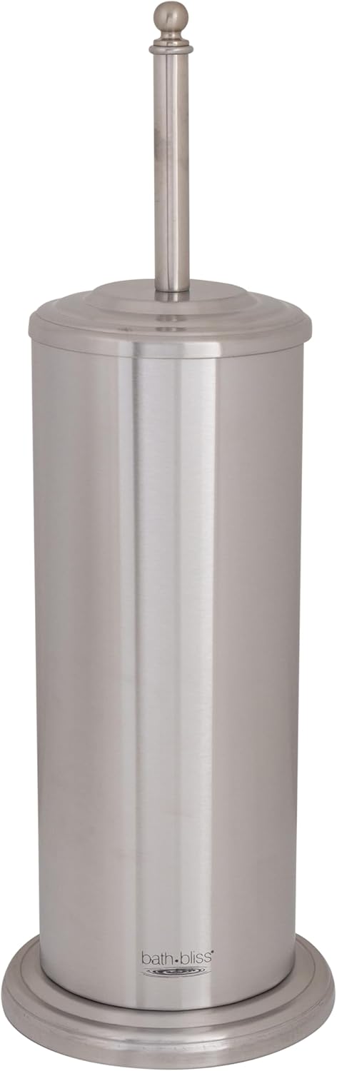 Bath Bliss Toilet Plunger Holder Stainless Steel