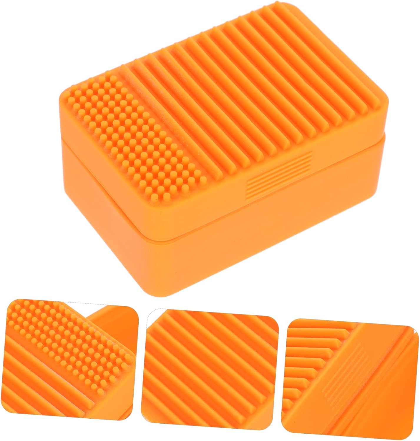 HEALEEP Travel Soap Dish Box Portable Silicone Holder
