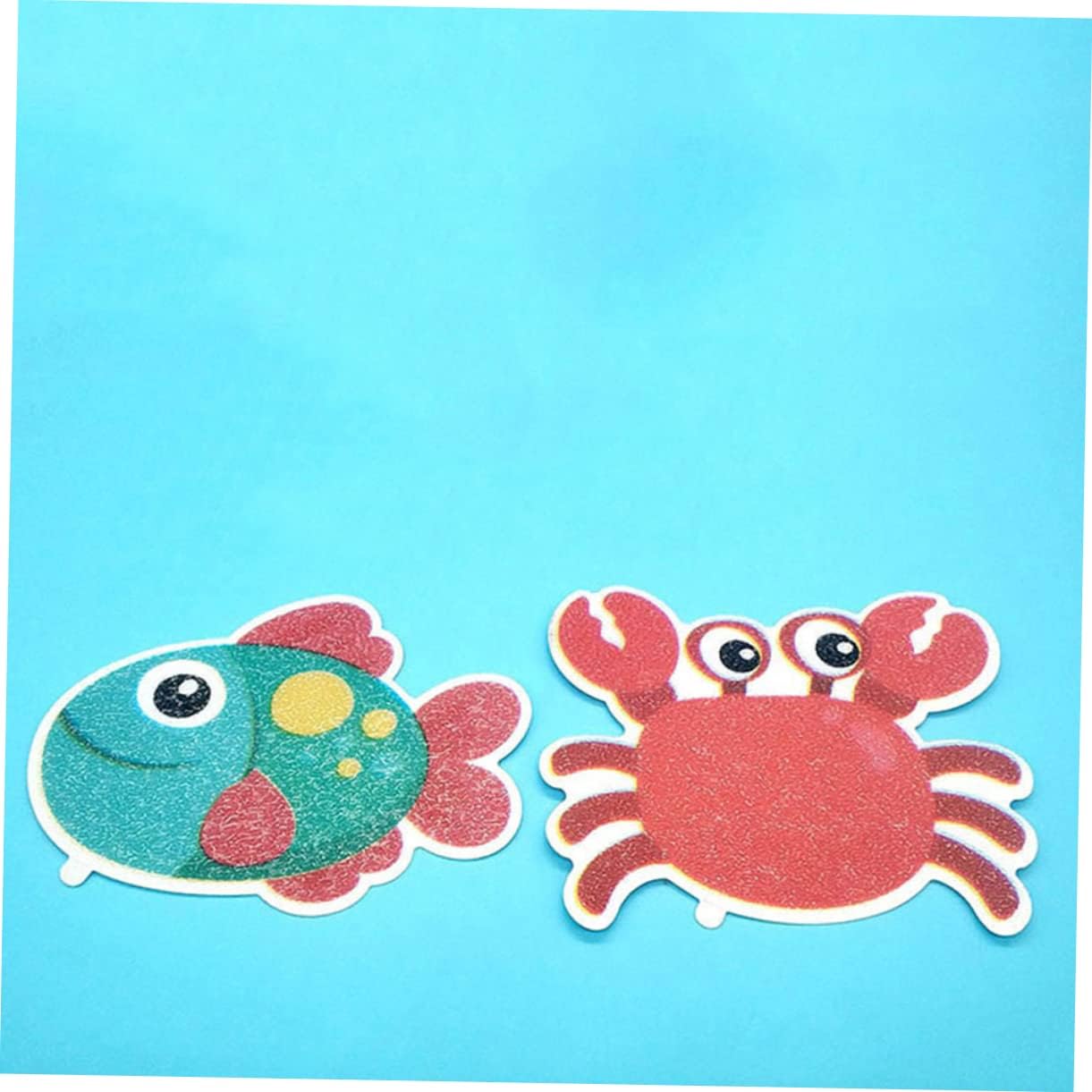 BUGUUYO Crab Design Non-Slip Bath Stickers 5 Pack 1