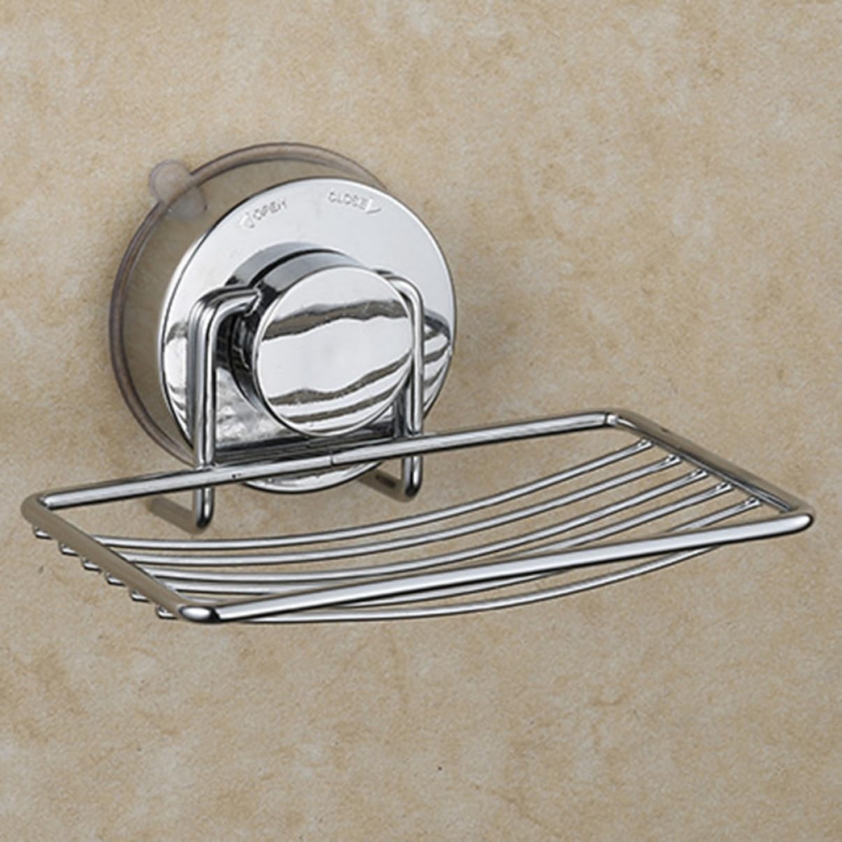 Hoement Stainless Steel Soap Container Rack for Kitchen and Bathroom