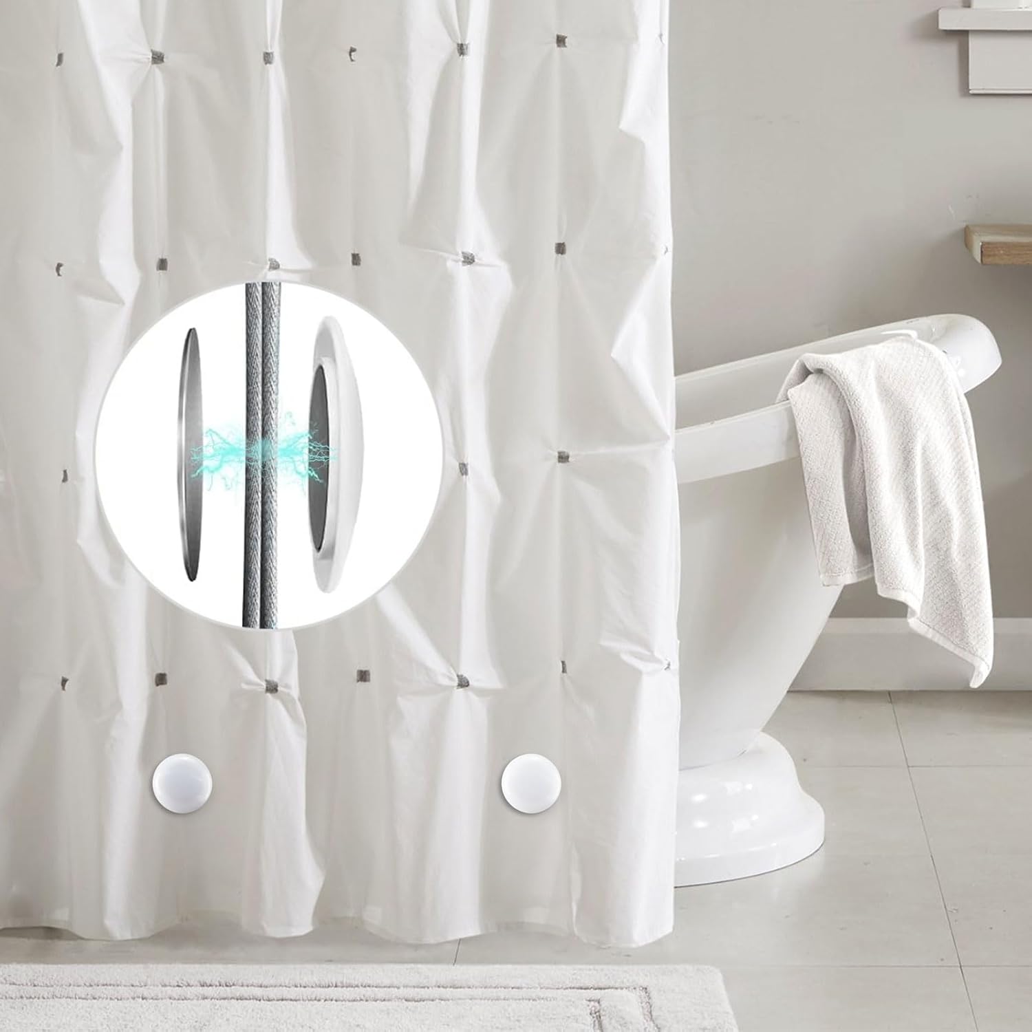 14 pcs Shower Curtain Weights for Stability