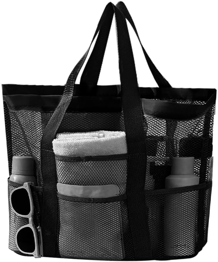 DONGKER Mesh Shower Caddy with Pockets and Handles