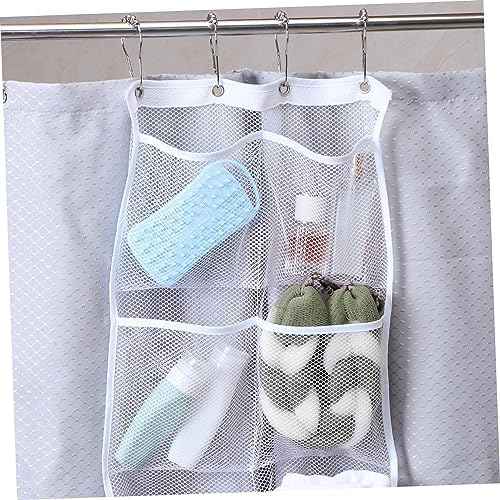 Holibanna 2pcs Mesh Shower Organizer Hanging Hooks 1