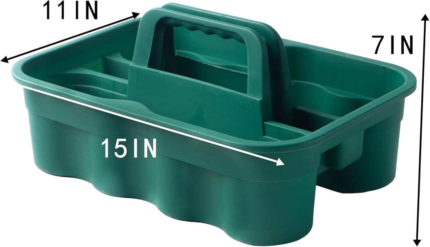 Matthew Large Plastic Tote Cleaning Caddy with Handle