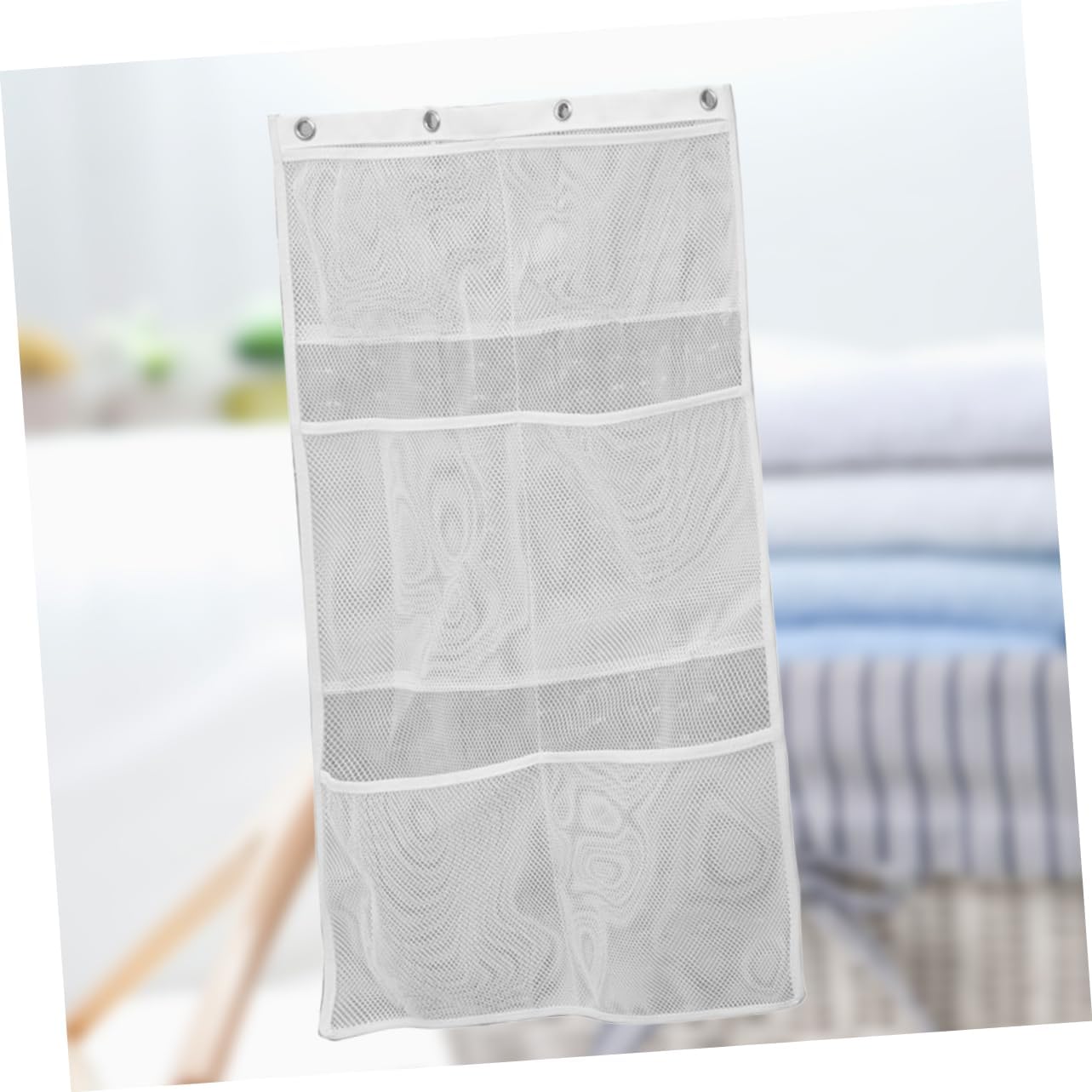 OFFSCH Hanging Mesh Shower Organizer Bag for Shampoo Conditioner and Toys