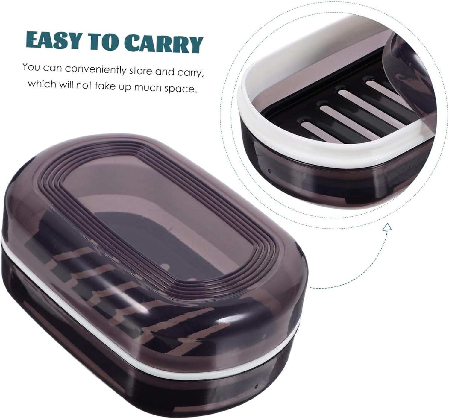 MAGICLULU Leak-Proof Travel Soap Box Holder 1