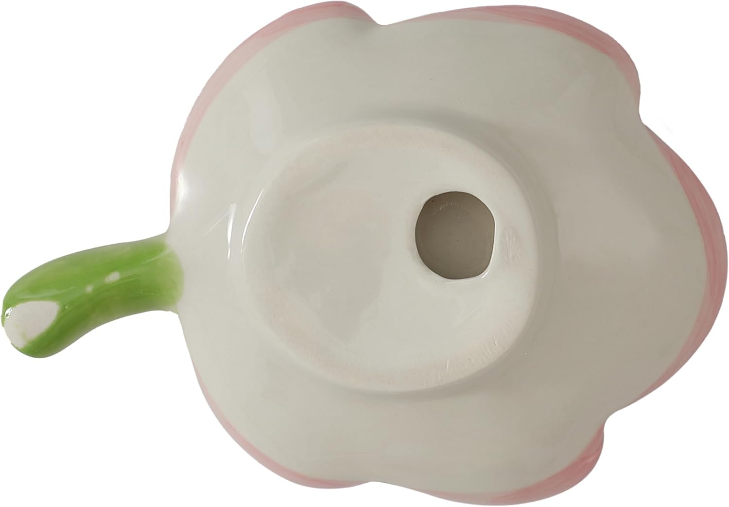 Ankah Decorative Ceramic Soap Dish Butterfly Shape Pink