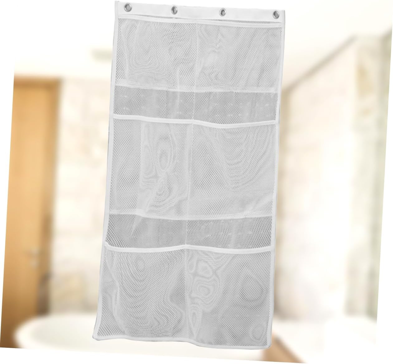 OFFSCH Hanging Mesh Shower Organizer Bag for Shampoo Conditioner and Toys