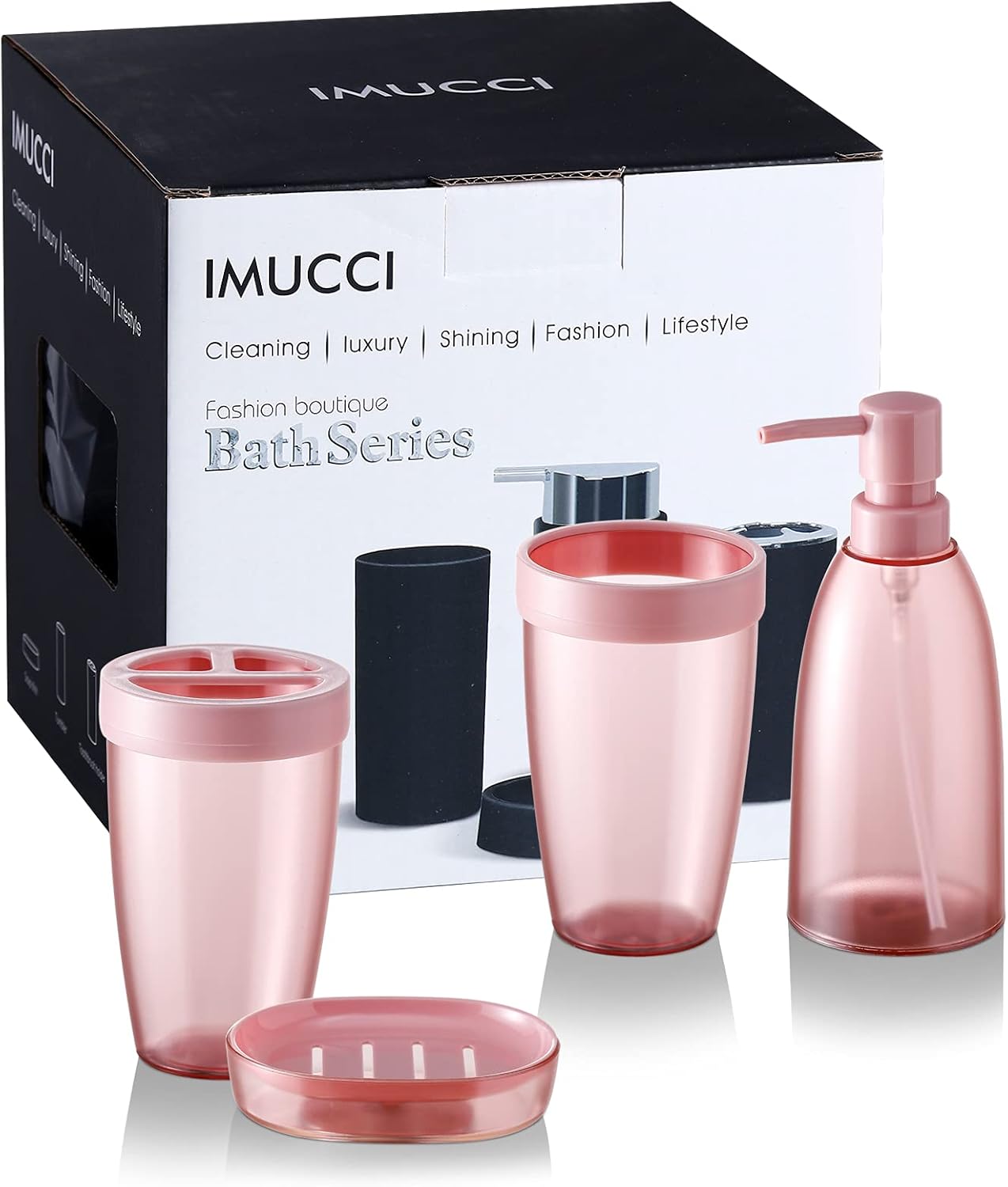 iMucci 5 Piece Bathroom Accessory Set