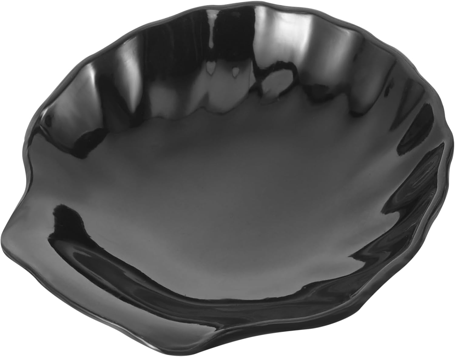 BUGUUYO Acrylic Sea Shell Soap Dish for Bathroom Sink