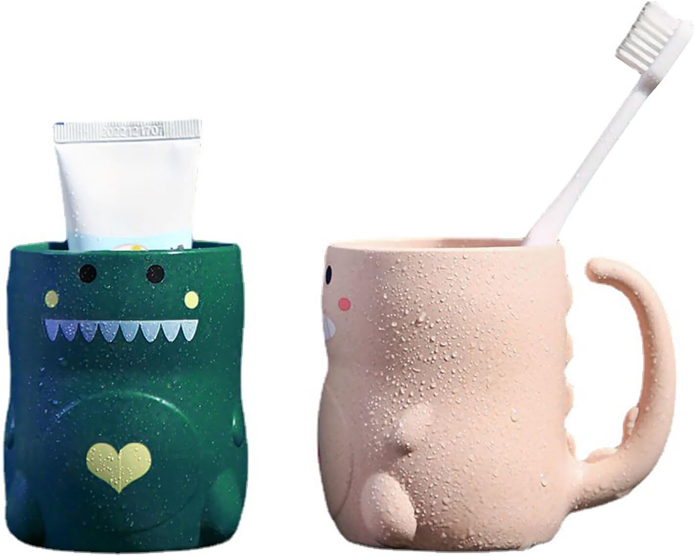 GmeDhc Dinosaur Toothbrush Holder Set of 2