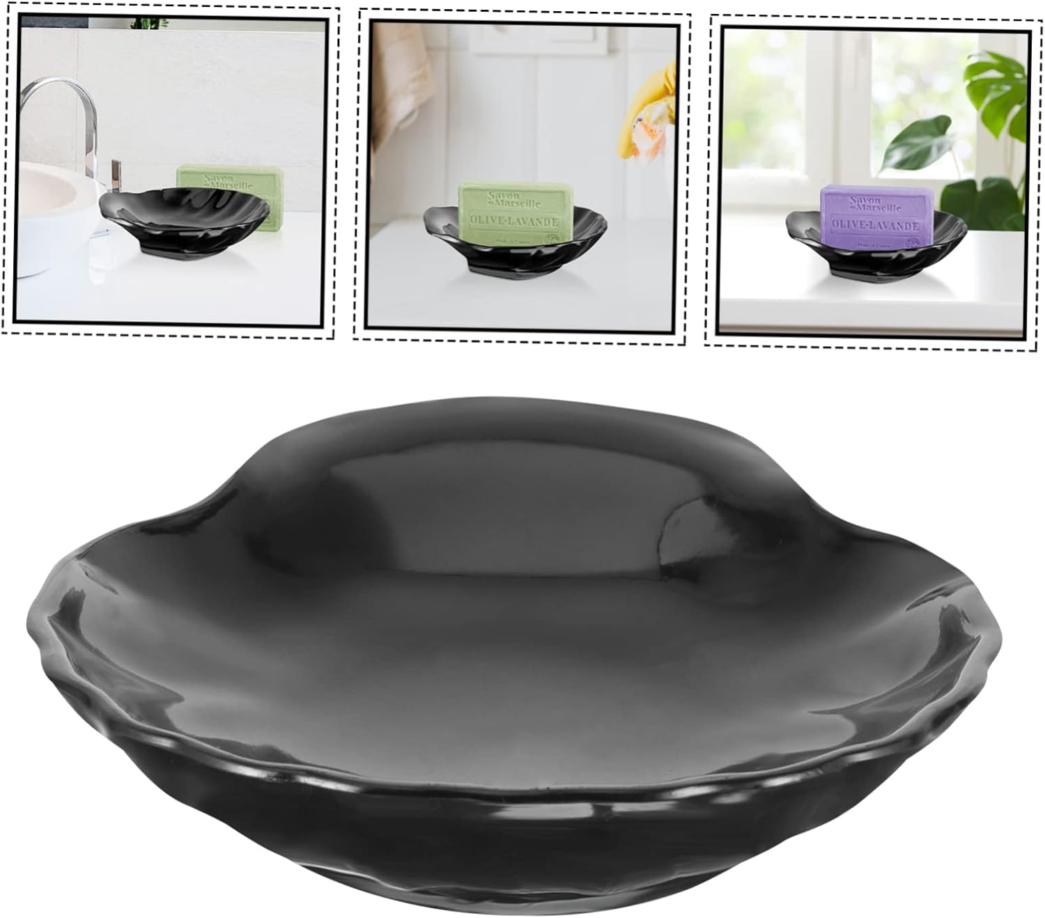 BESTOYARD Shell Soap Dish - Modern Bathroom Holder 1
