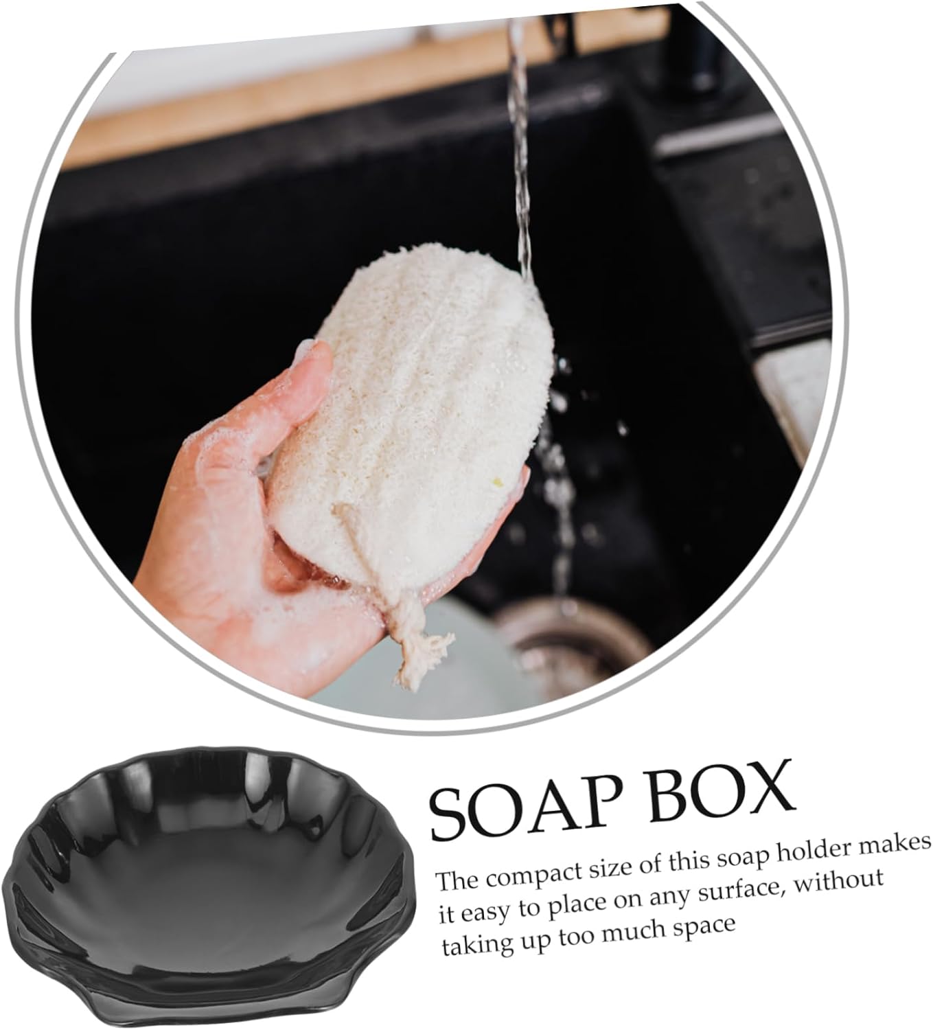 PHENOFICE Seashell Soap Dish Holder for Shower