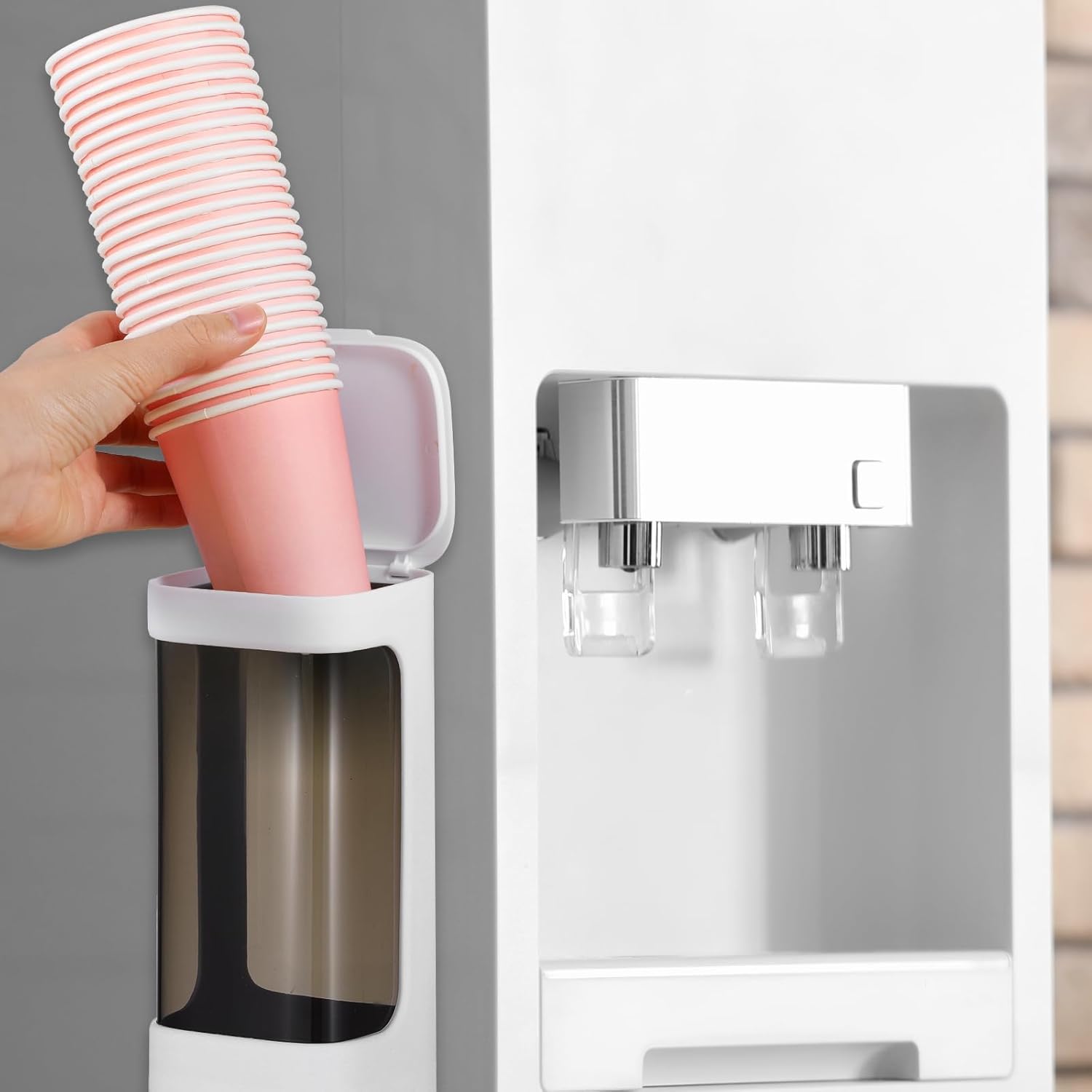 Molain Wall Mounted Cup Dispenser for 3oz-5oz Cups 1