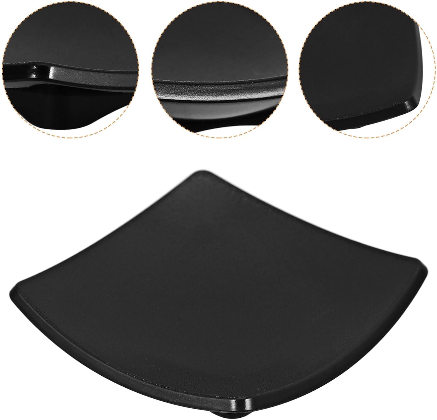 Cabilock Curved Soap Tray Reusable Bar Holder for Bathroom