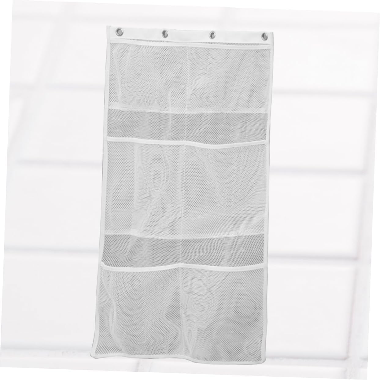Parliky Hanging Mesh Bag Shower Organizer Storage Basket Pockets