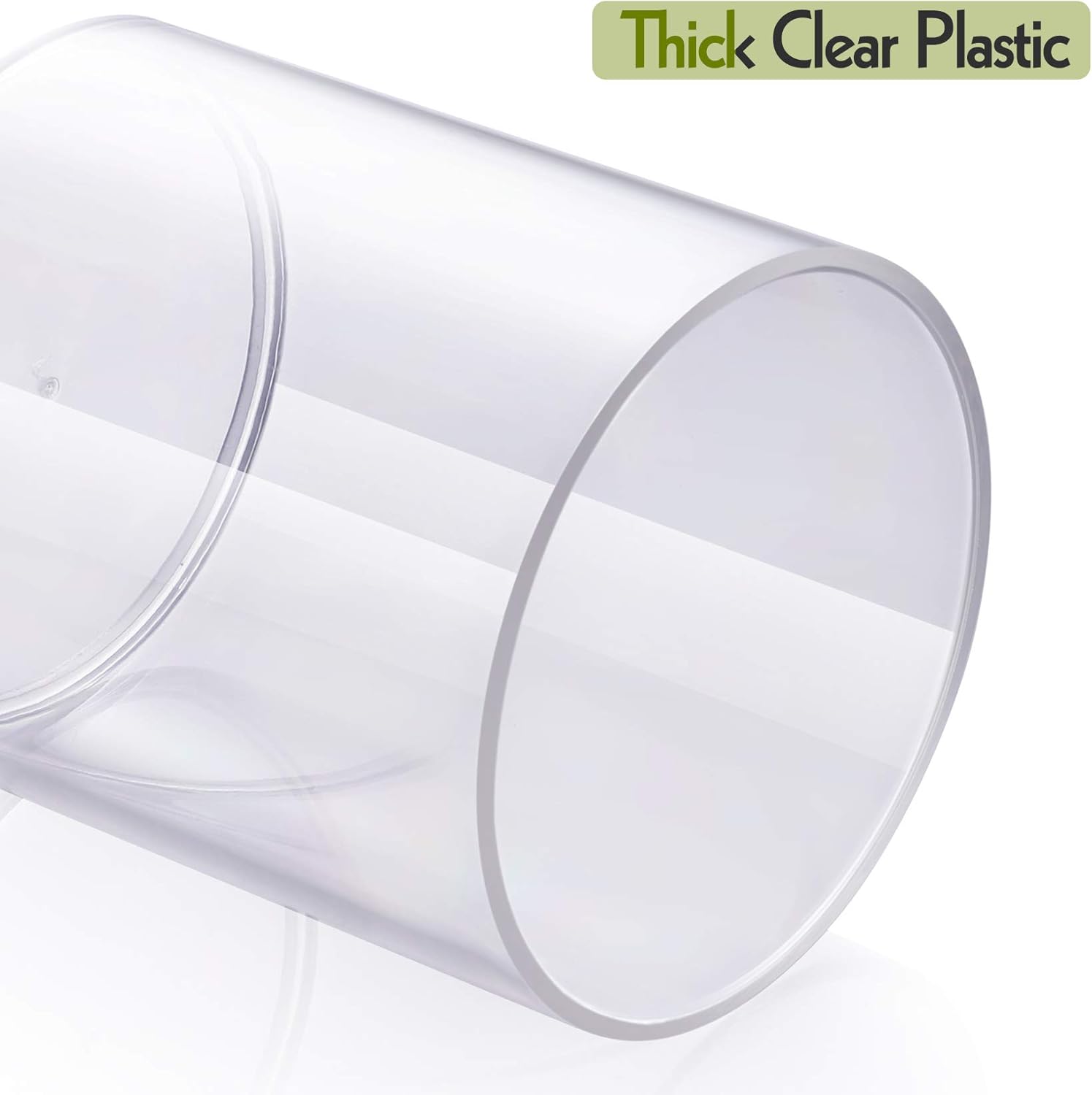 AOZITA 2 Pack Acrylic Q-tip Holder Dispenser