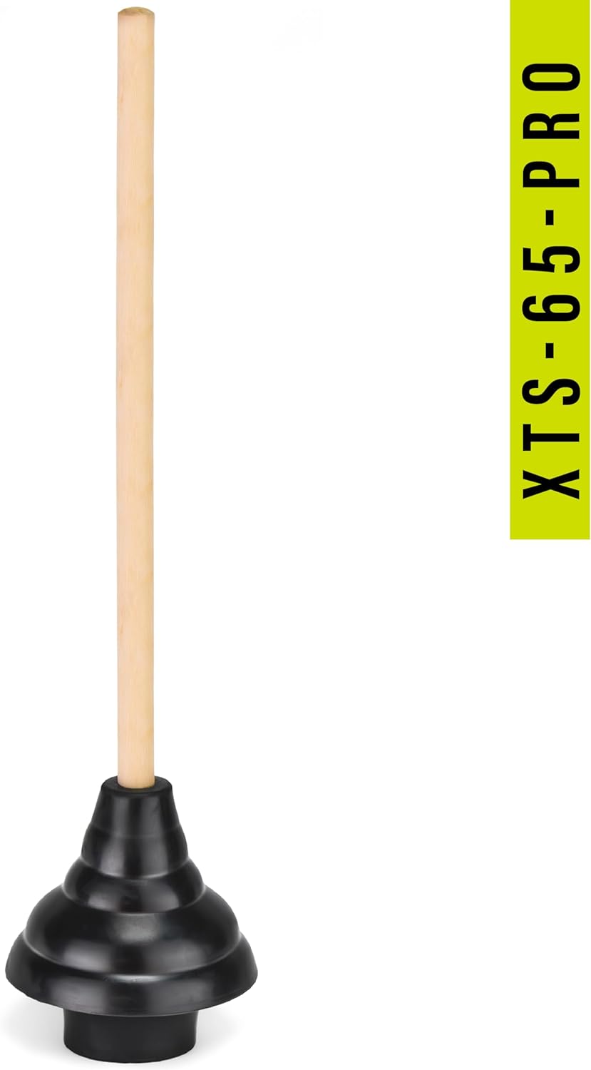 SteadMax XTS-65 PRO Heavy Duty Toilet Plunger 1