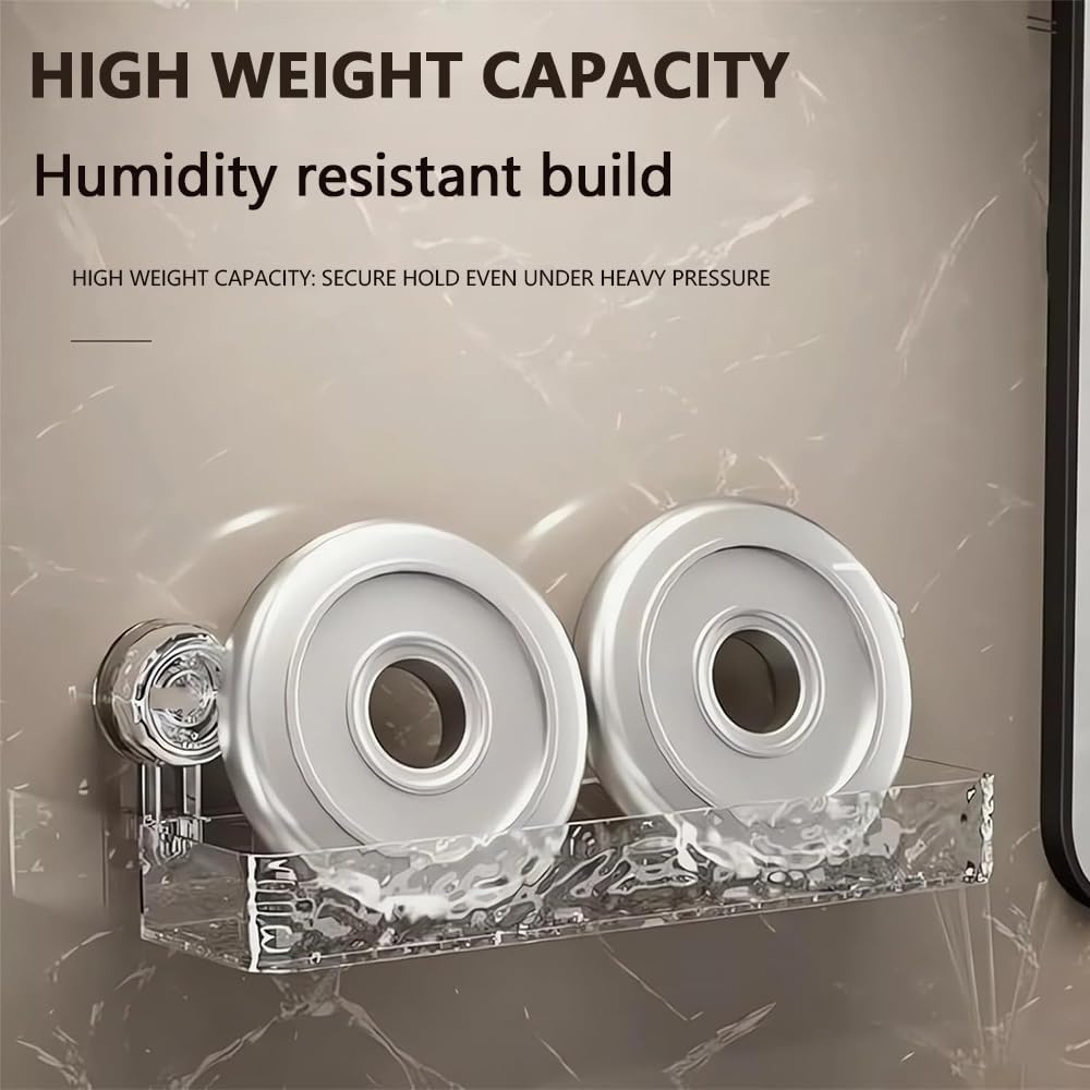 Seodon Corrugated Suction Cup Holder - Grayish Glacier Pattern