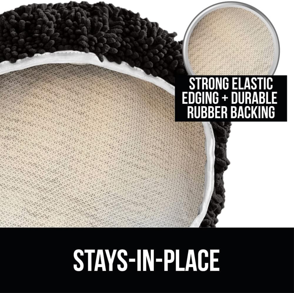 GORILLA GRIP Toilet Lid Cover and Shower Mat Bundle