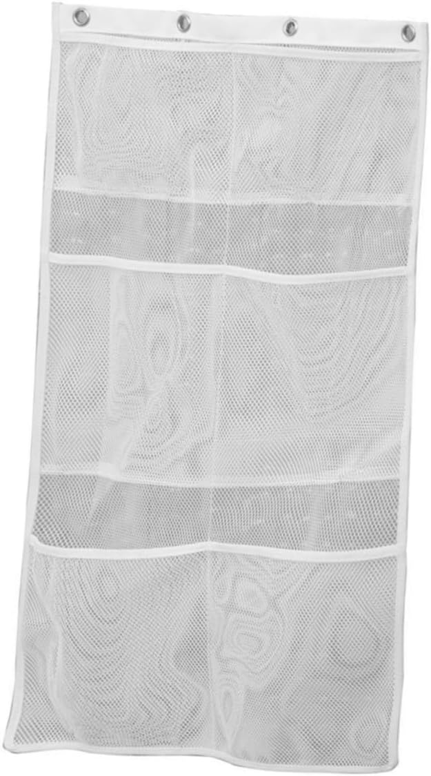 Parliky Hanging Mesh Bag Shower Organizer Storage Basket Pockets