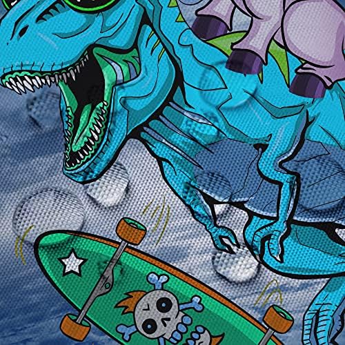Funny Dinosaur Shower Curtain Set for Kids