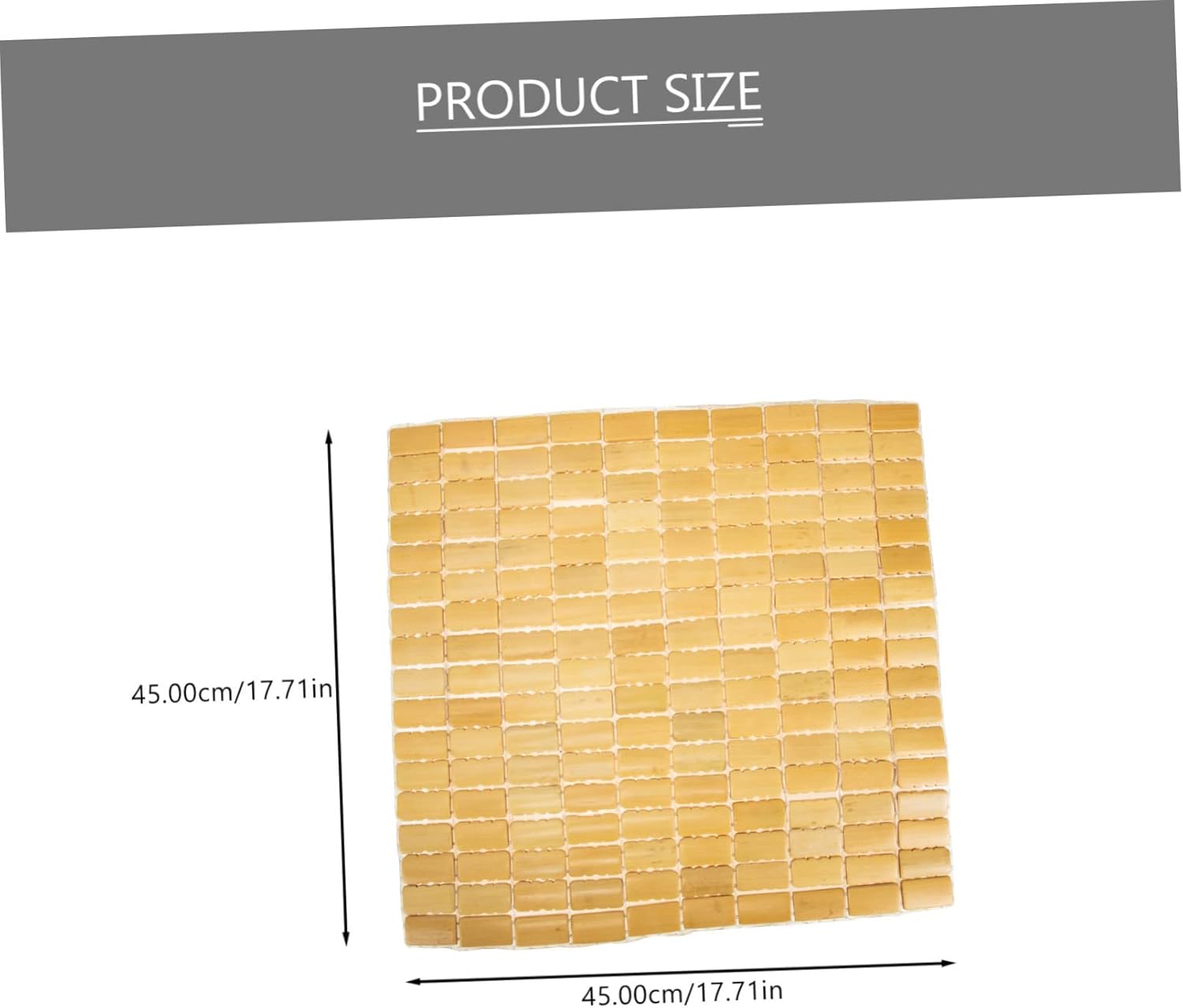 Cabilock Non-Slip Bathroom Mat with Cork Design