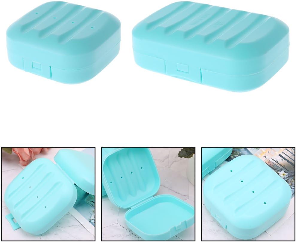 Ralondbey Mini Soap Box Travel Holder with Lock