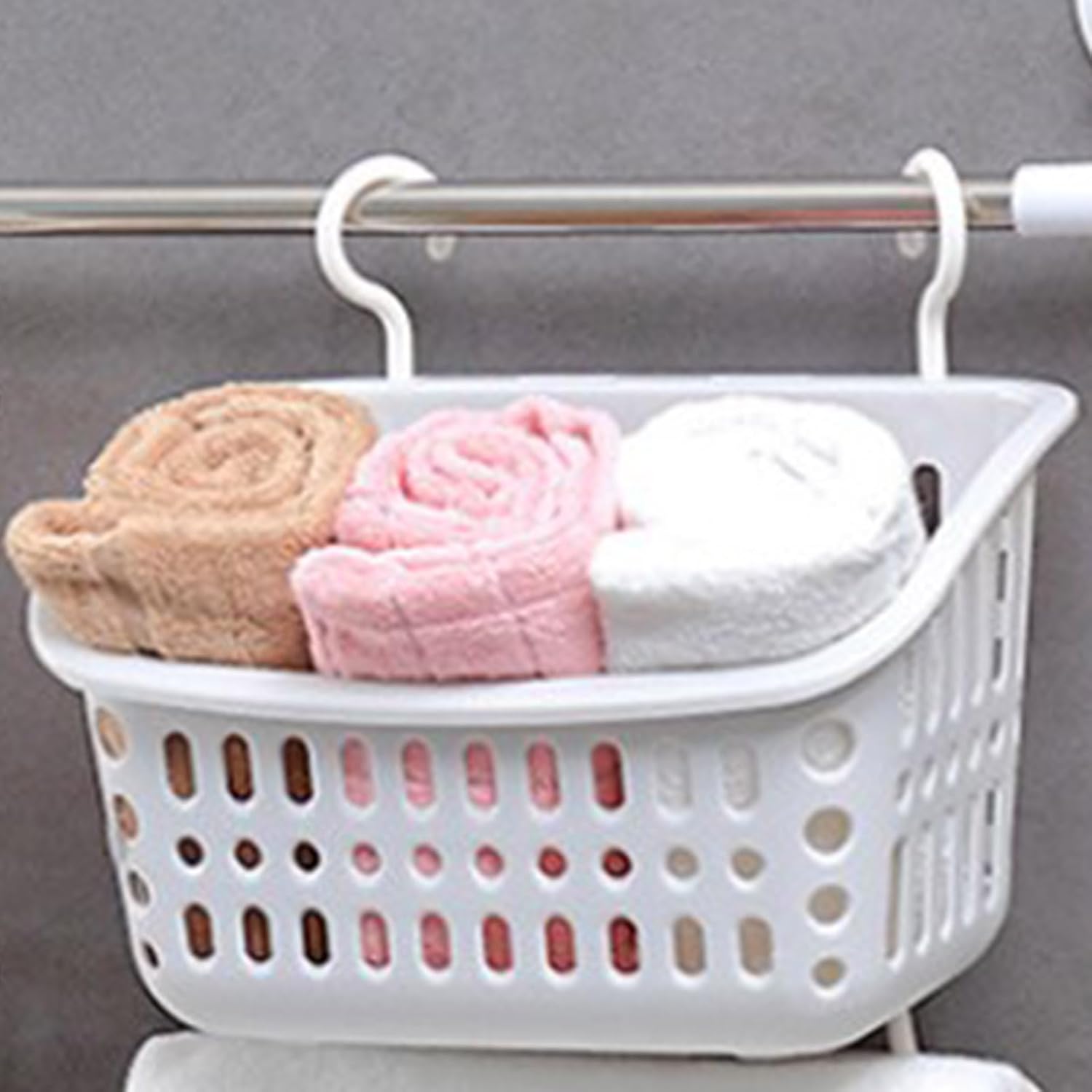 Bathroom Storage Basket - Wall Mounted Organizer