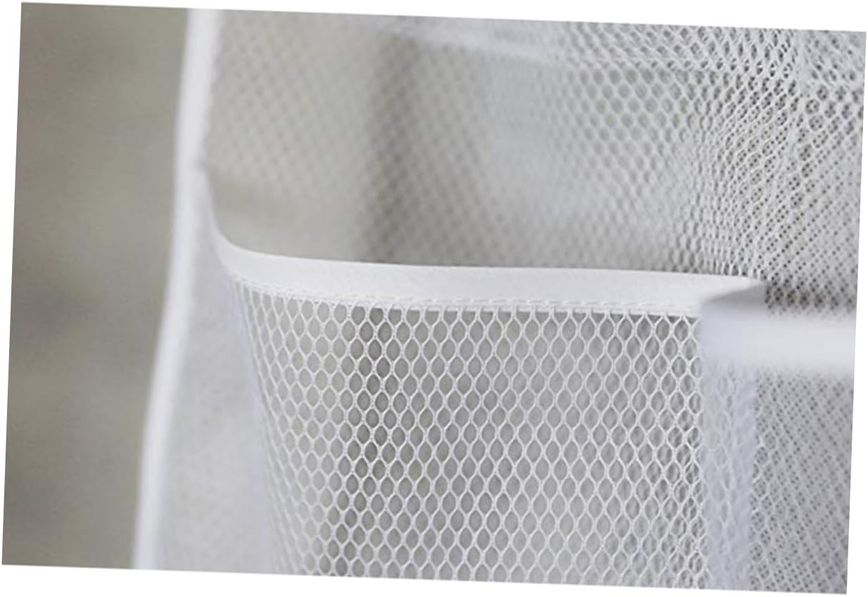 Parliky Hanging Mesh Bag Shower Organizer Storage Basket Pockets