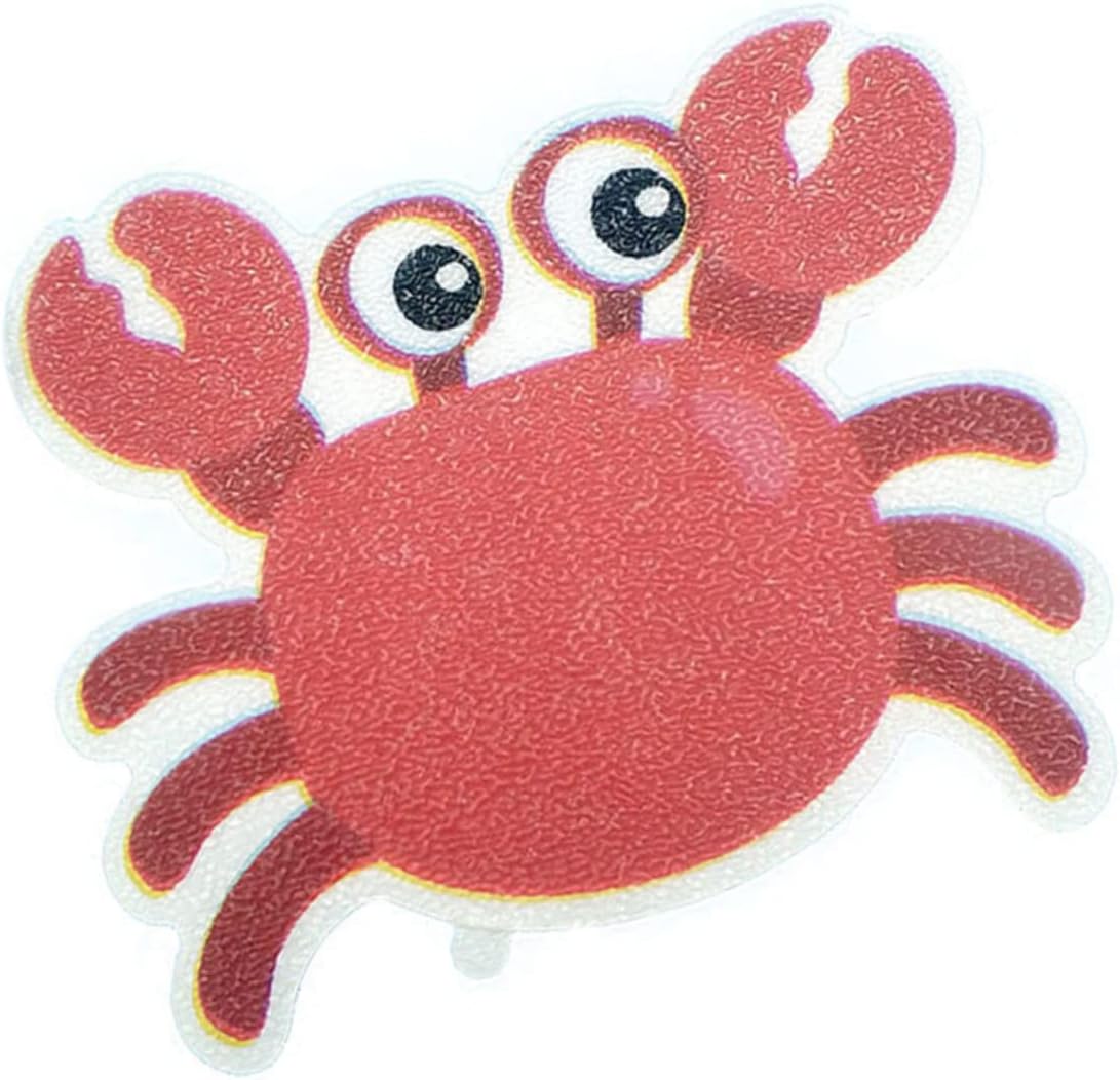 BUGUUYO Crab Design Non-Slip Bath Stickers 5 Pack 1