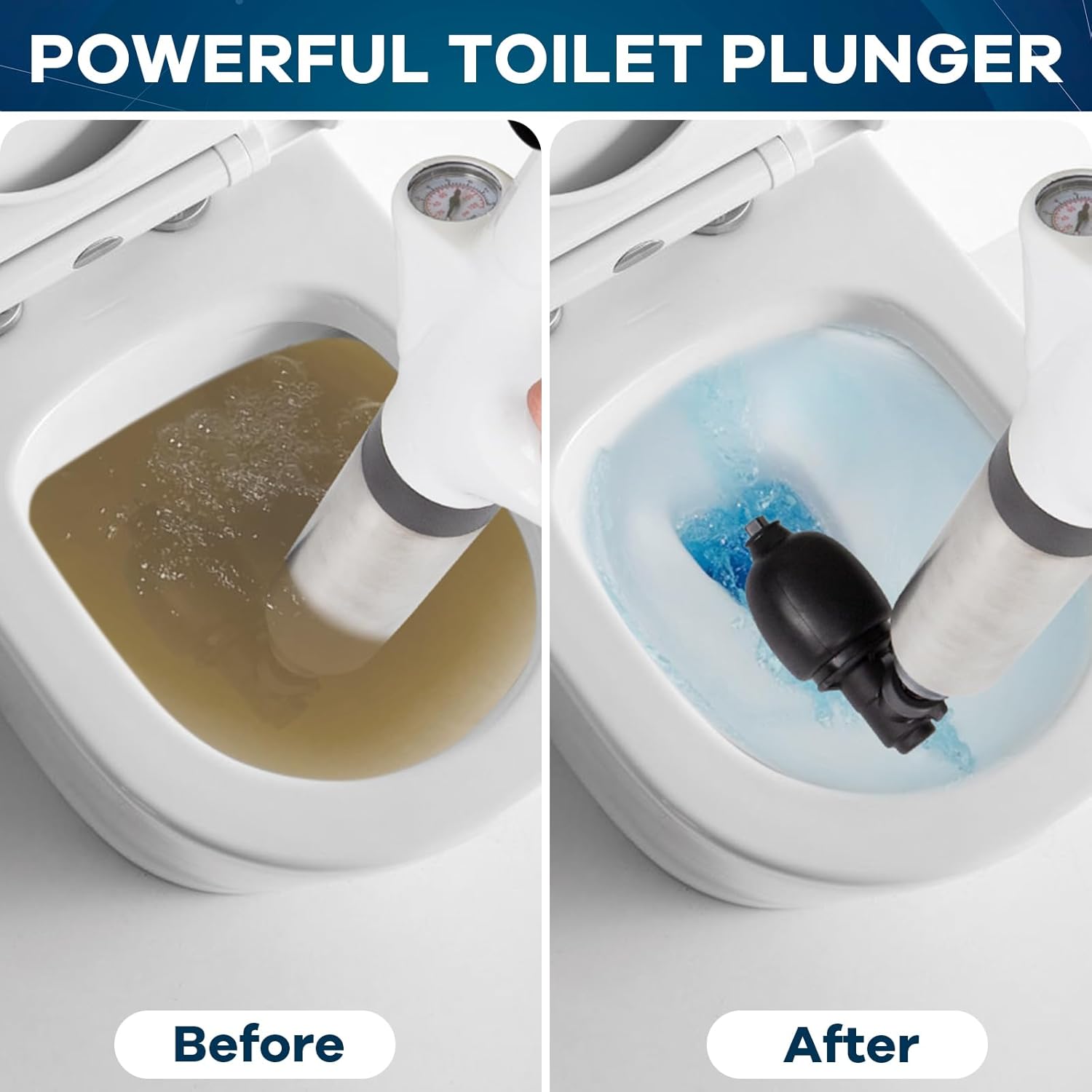 Tanzfrosch High Pressure Toilet Air Plunger Blaster