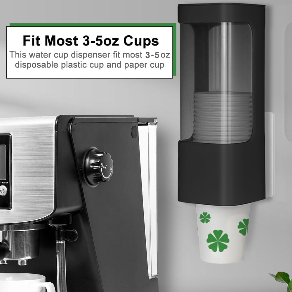IWNTWY Wall Mount Cup Dispenser for Small Cups