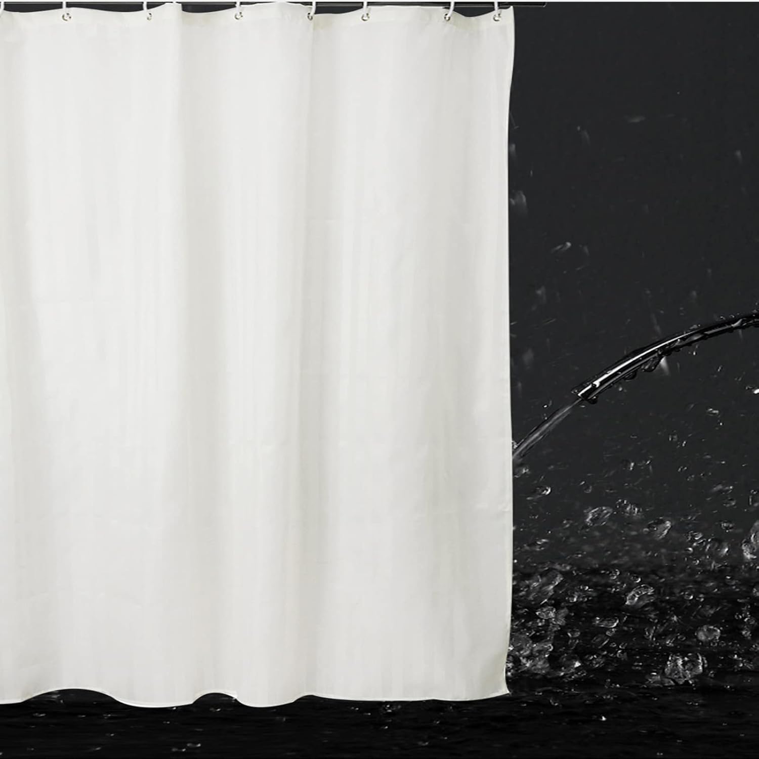HELLCRACK Small Mini Shower Curtain Liner 32x72 Inch